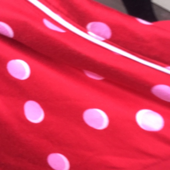 Kate spade pj set polka dots valentine spa Sunday lounge party cowgirl boho chic - Picture 7 of 7